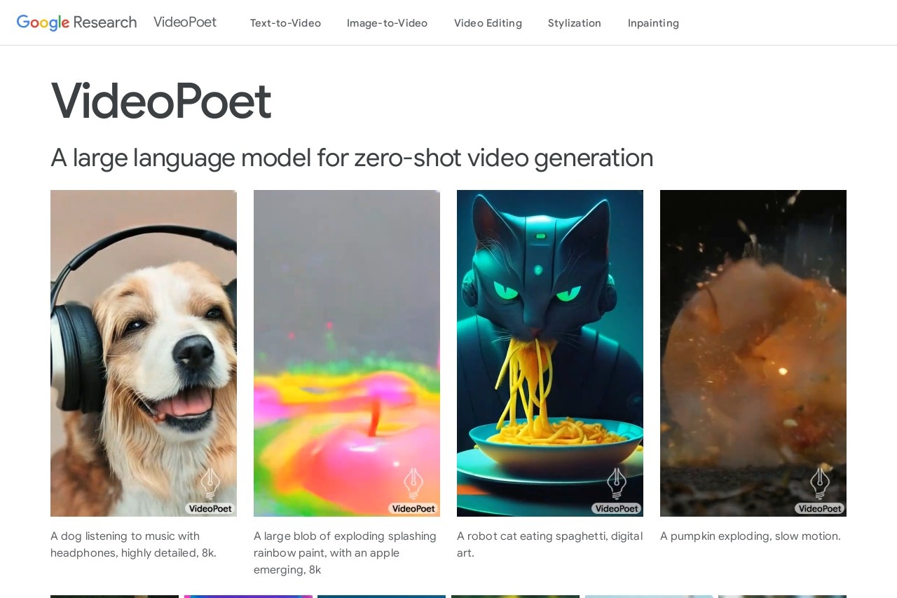 VideoPoet